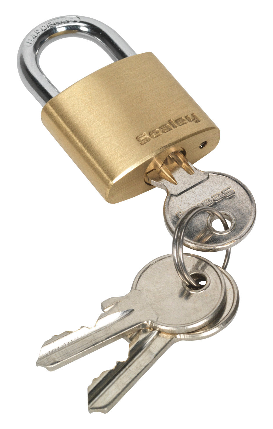 Sealey Brass Body Padlock 30mm PL100