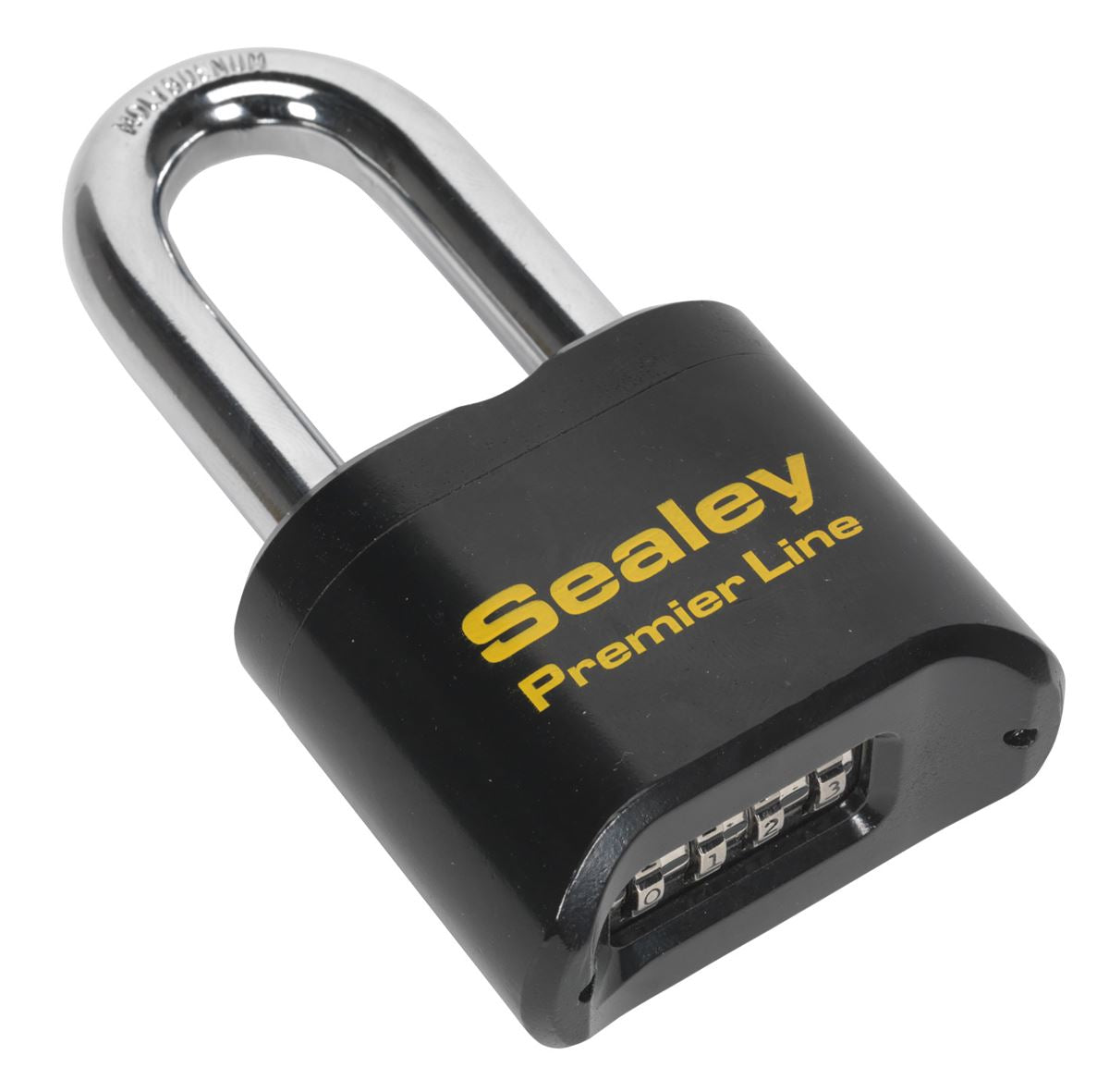 Sealey Steel Body Combination Padlock Long Shackle 62mm PL603L