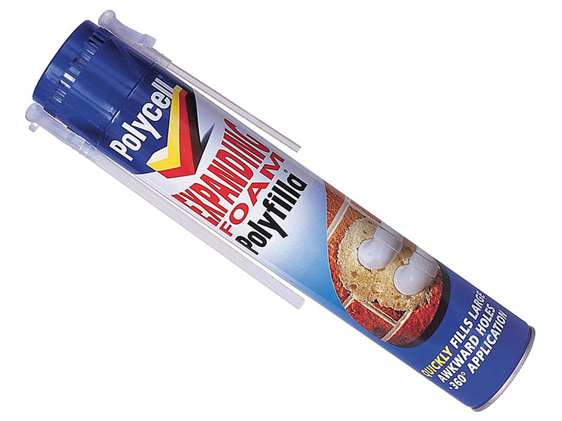 Polycell Expanding Foam Polyfilla 825ml PLCEF825