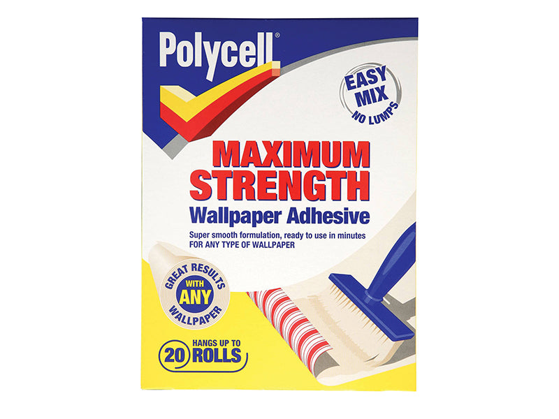 Polycell Maximum Strength Wallpaper Adhesive 20 Roll PLCMSWPA20R