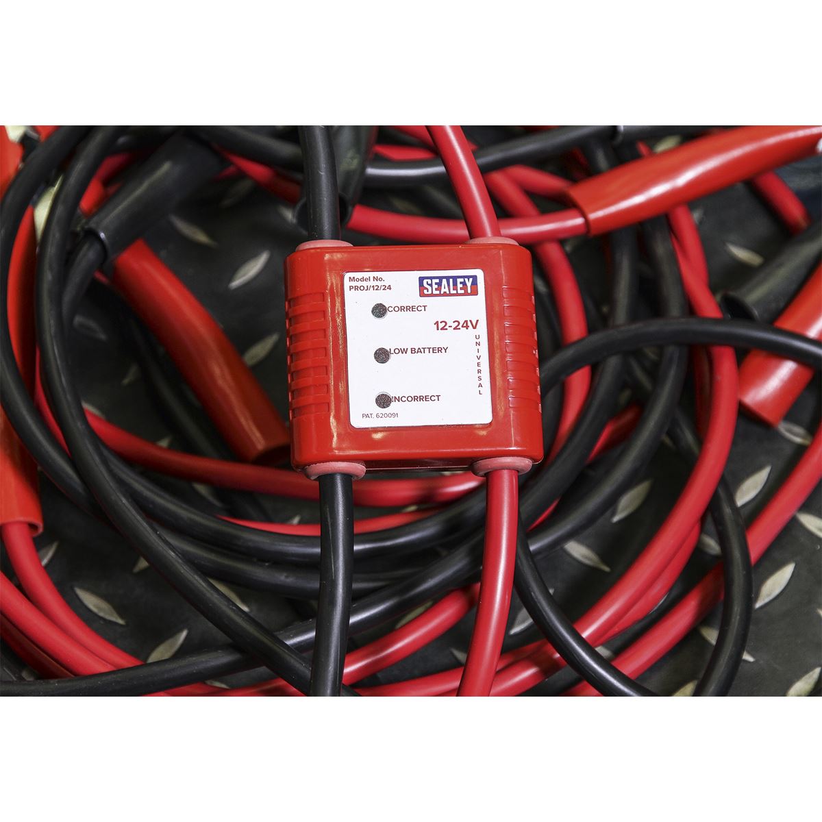 Sealey Booster Cables 7m 450A 25mm� with 12/24V Electronics Protection PROJ/12/24