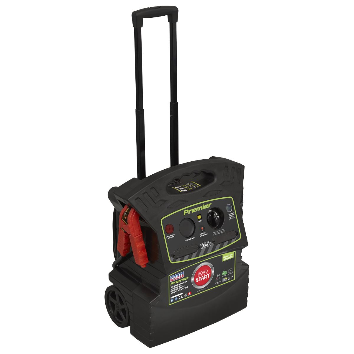 Sealey Premier 12/24V 6400A Wheeled RoadStart® Jump Starter PRS6400
