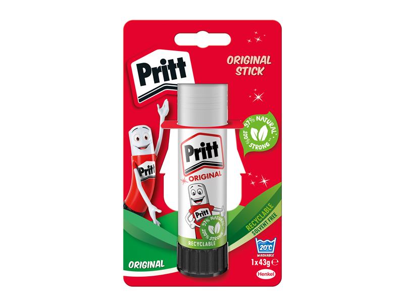 Pritt Stick Glue Large Blister Pack 43g Solvent Free PRT1456075