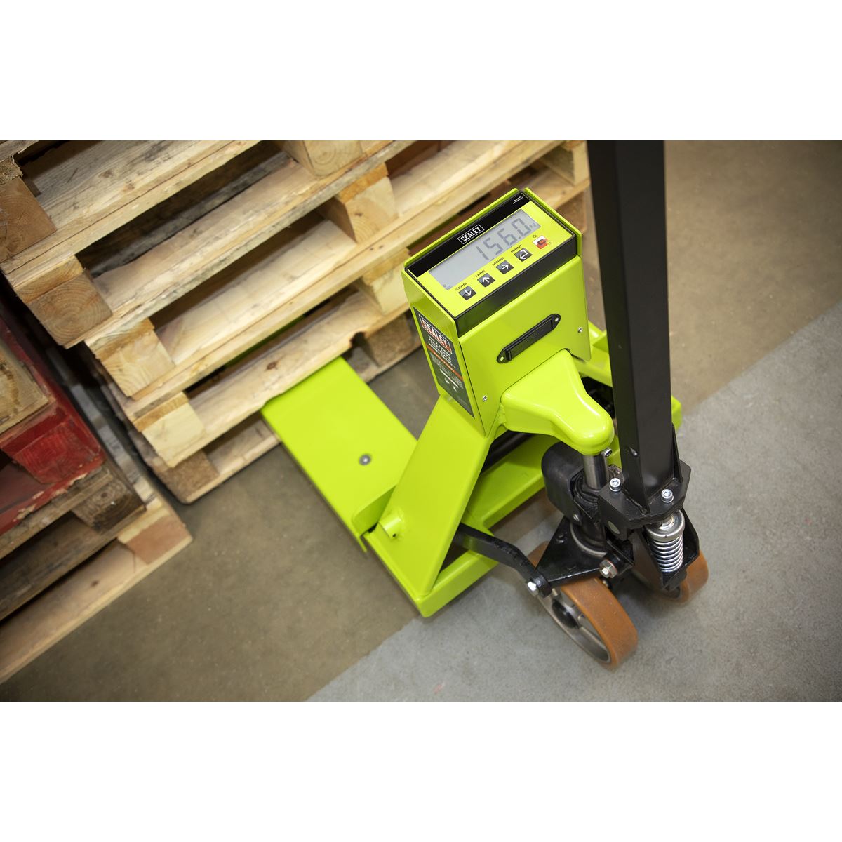 Sealey Pallet Truck with Scales - 2000kg Capacity 1150 x 555mm PT1150SC