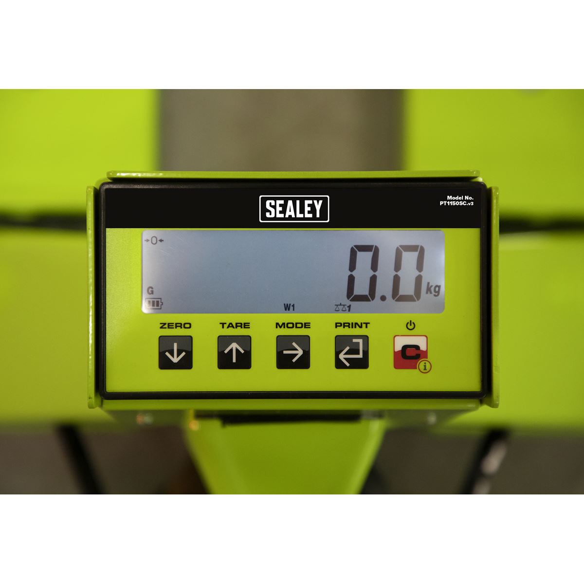 Sealey Pallet Truck with Scales - 2000kg Capacity 1150 x 555mm PT1150SC
