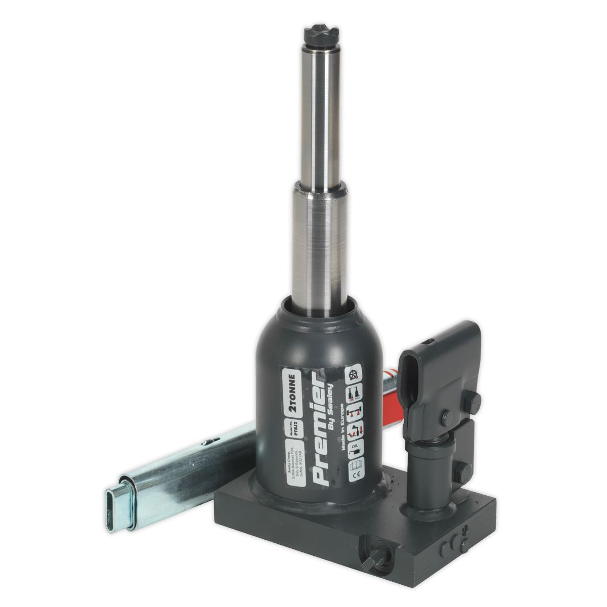 Sealey Premier Telescopic Bottle Jack 2 Tonne PTBJ2