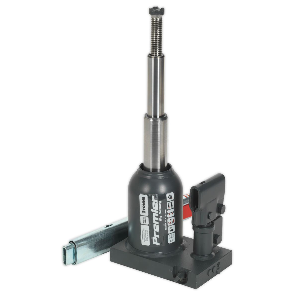 Sealey Premier Telescopic Bottle Jack 2 Tonne PTBJ2