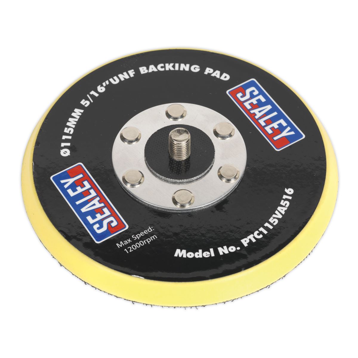 Sealey Hook-and-Loop Backing Pad �115mm 5/16"UNF PTC115VA516