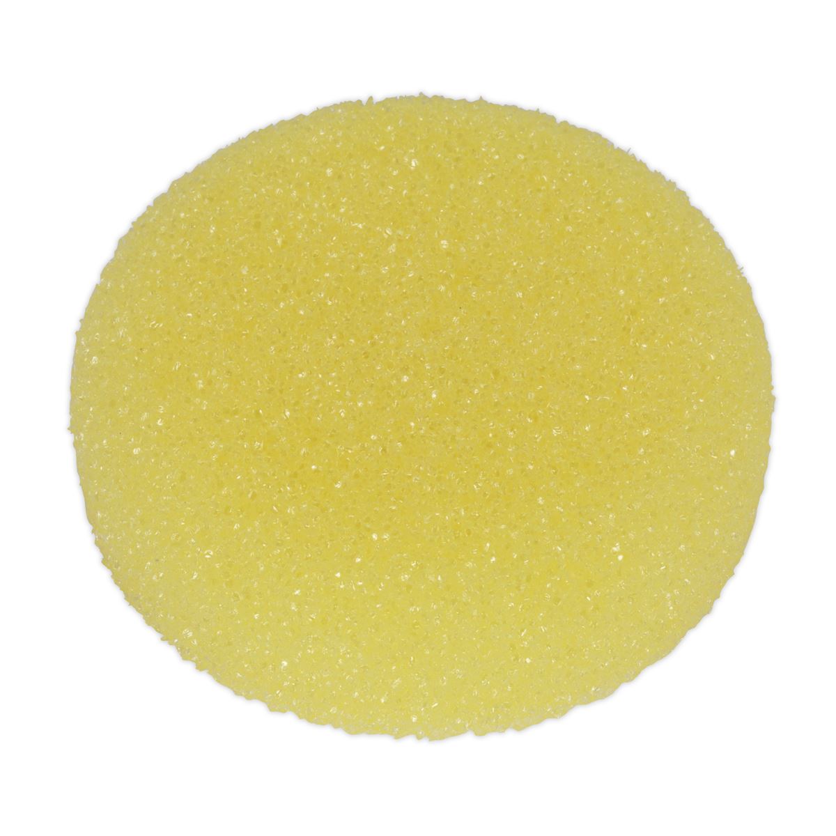 Sealey Buffing & Polishing Foam Head Hook-and-Loop �80 x 25mm Yellow/Coarse PTCCHV79Y