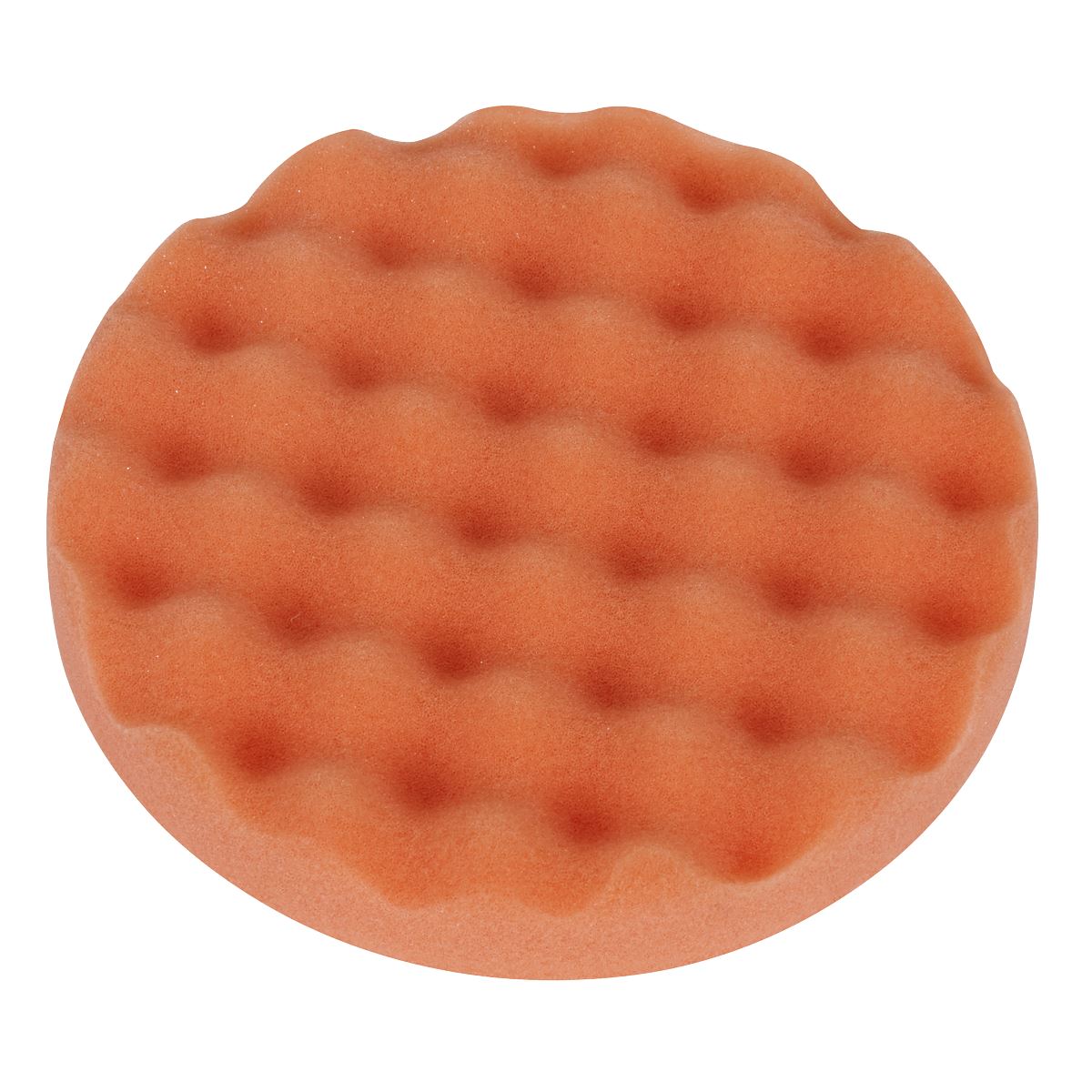 Sealey Buffing & Polishing Foam Head Hook & Loop �150 x 25mm Orange/Firm PTCCHW150O