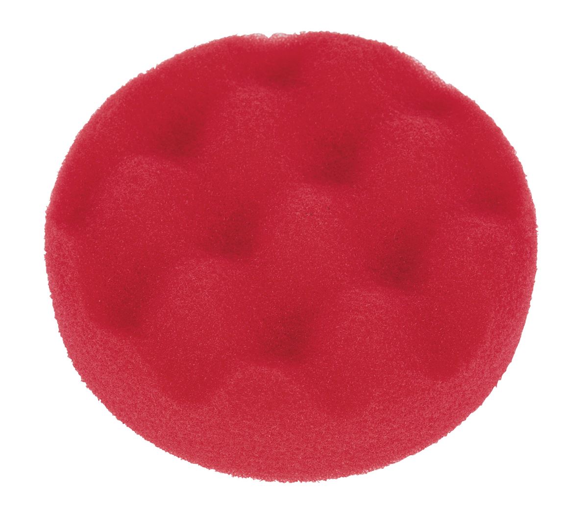 Sealey Buffing & Polishing Foam Head Hook-and-Loop �80 x 25mm Red/Ultra-Soft PTCCHW80R