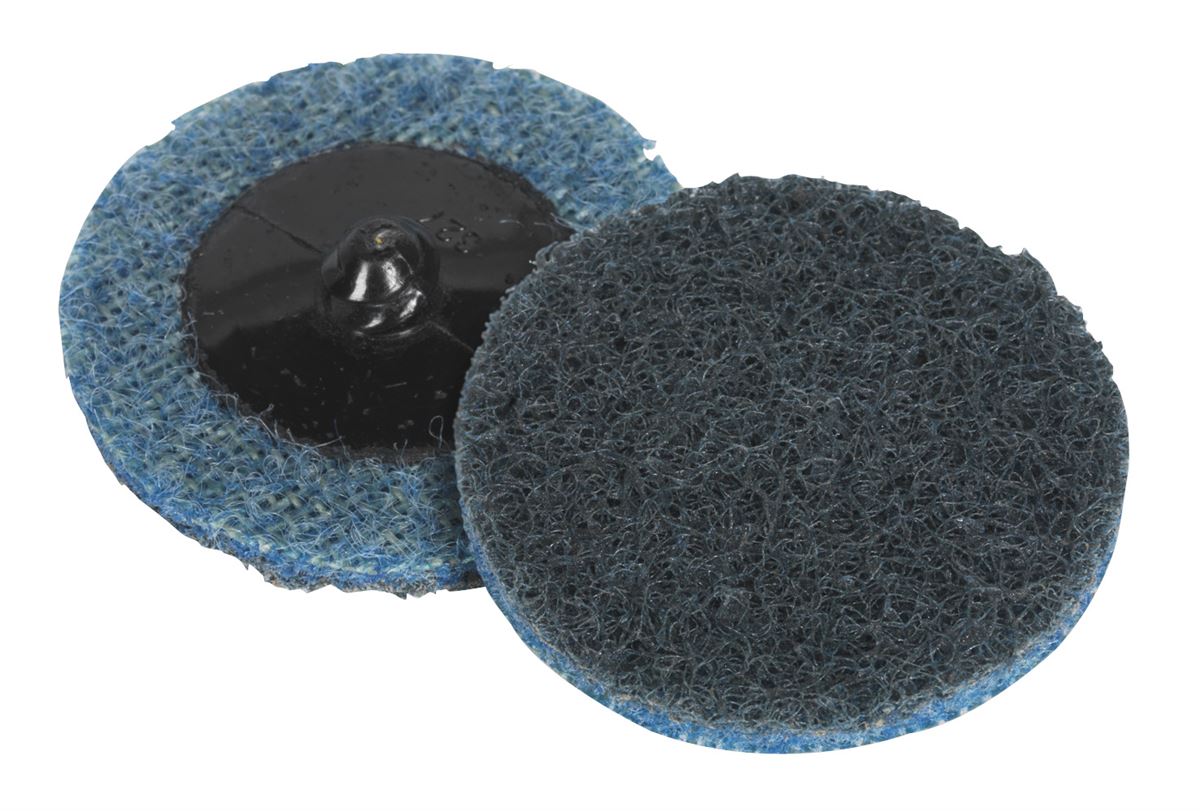 Sealey Quick Change Preparation Pad �50mm Fine Pack of 10 PTCQC50F
