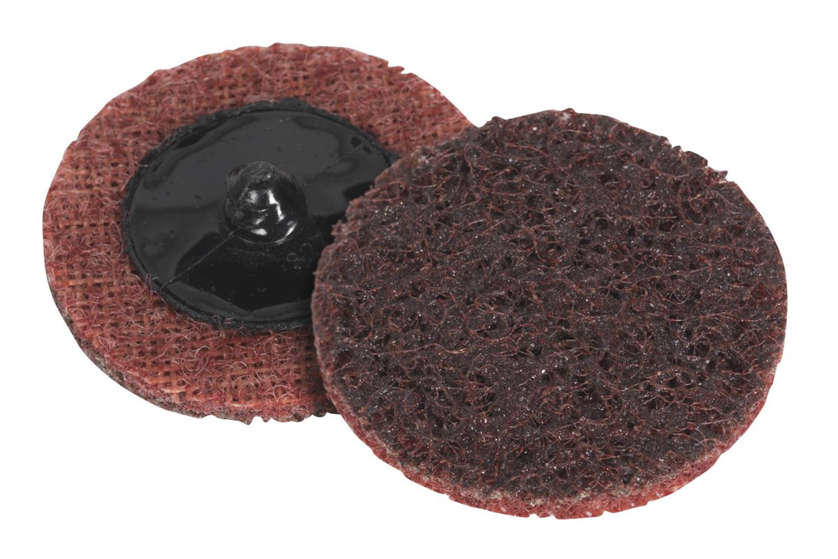 Sealey Quick-Change Preparation Pad �50mm Medium Pack of 10 PTCQC50M
