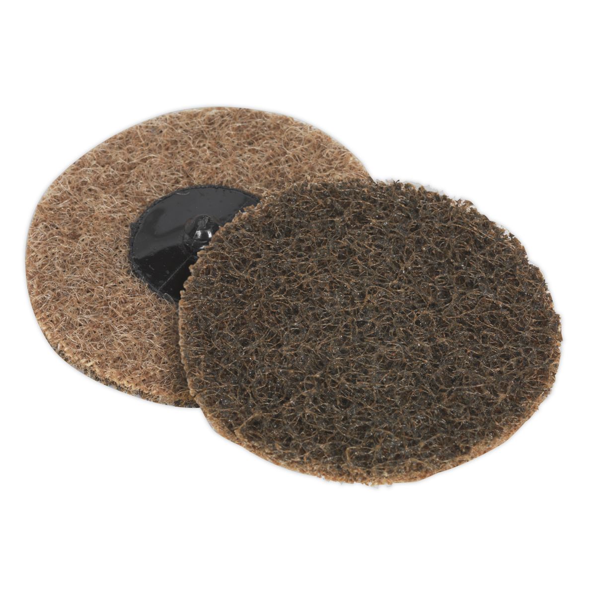 Sealey Quick-Change Preparation Pad �75mm Coarse Pack of 10 PTCQC75C