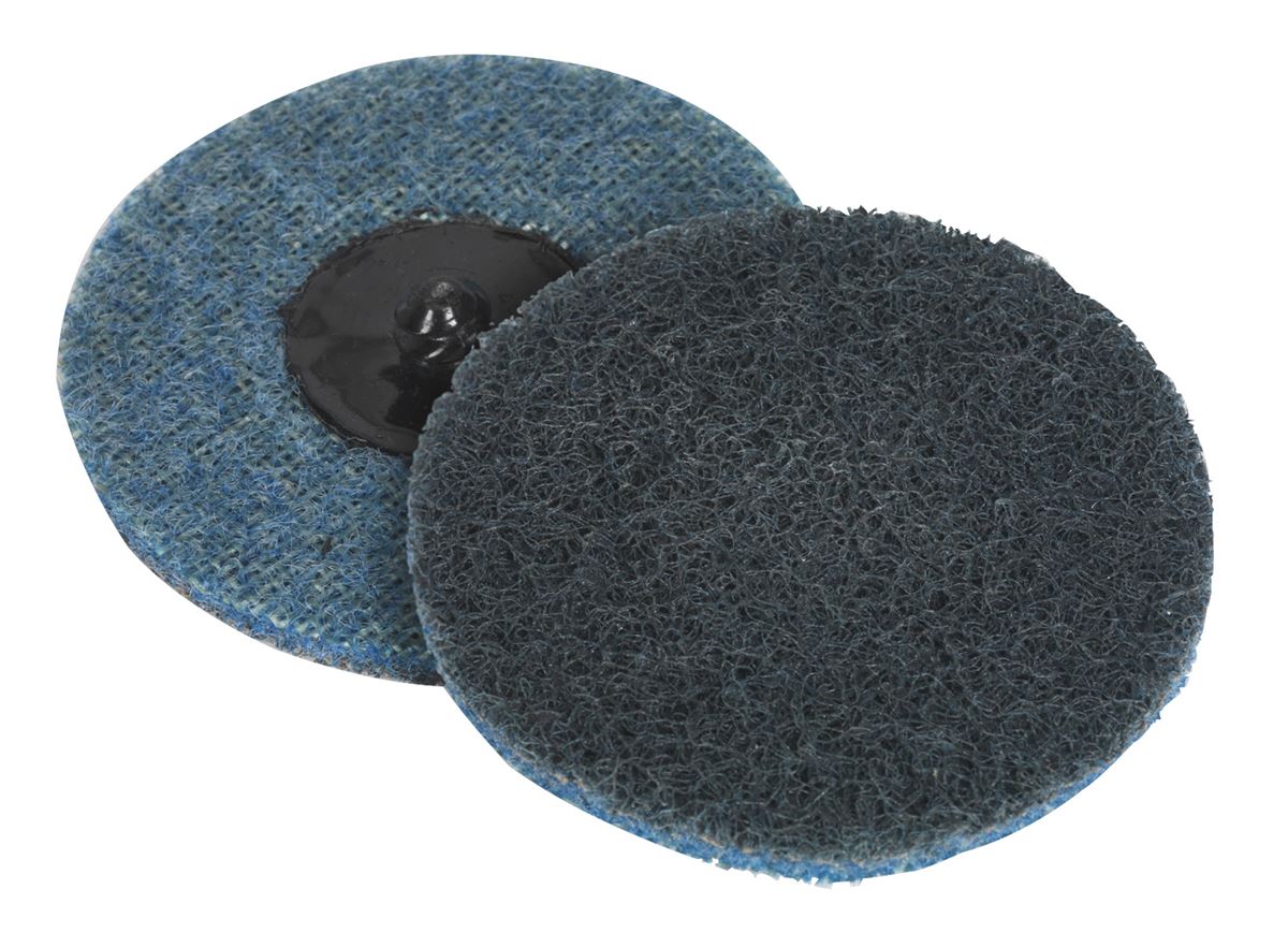 Sealey Quick-Change Preparation Pad �75mm Fine Pack of 10 PTCQC75F
