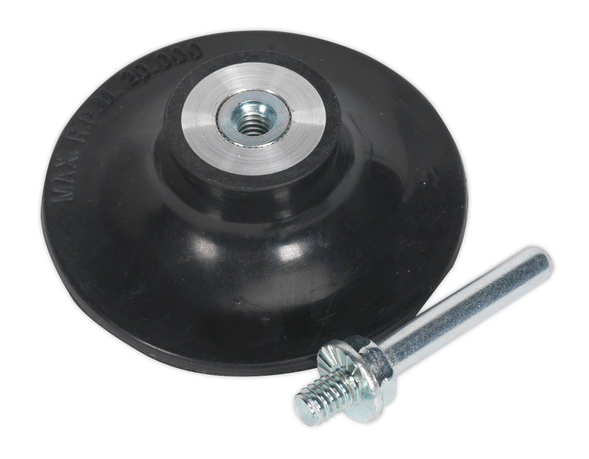Sealey Quick-Change Backing Pad �75mm 1/4"UNC PTCQCBP75