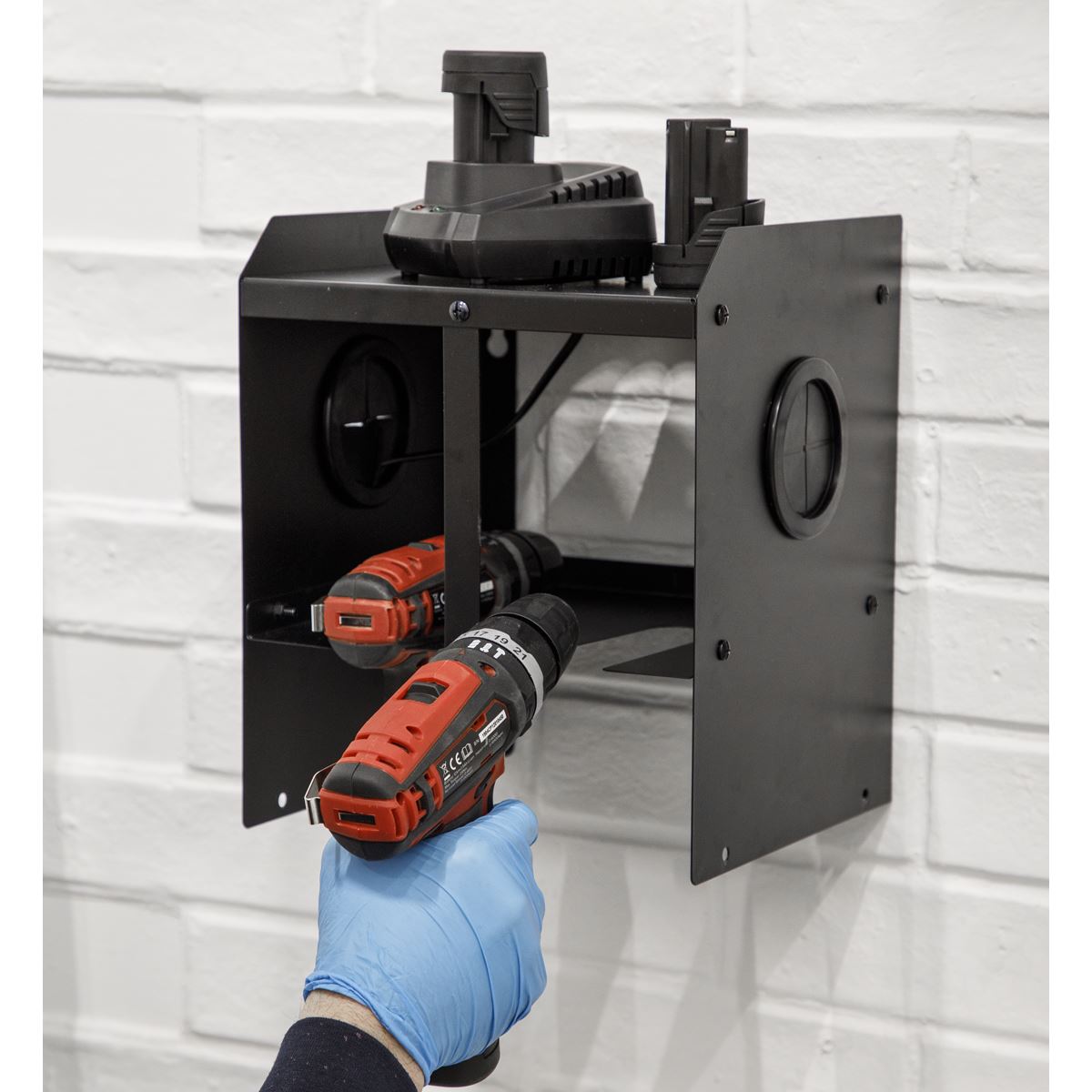 Sealey Power Tool Storage Rack - 2-Bay PTSR2