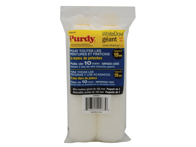 Purdy® Jumbo Mini White Dove™ Sleeve 165 x 19mm (6.1/2 x 3/4in) (Pack 2) PUR140626012