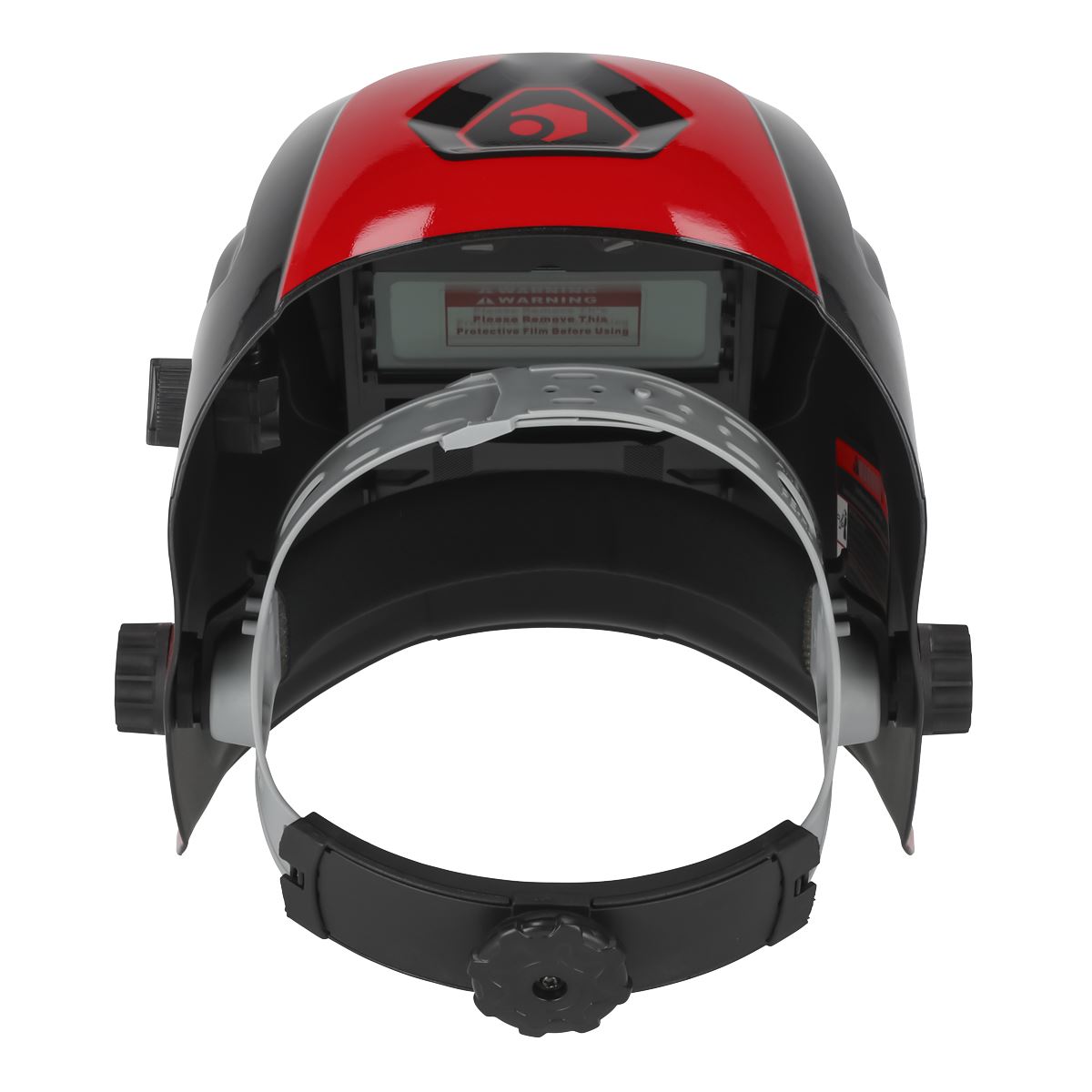 Sealey Welding Helmet Auto Darkening - Shade 9-13 - Red PWH1