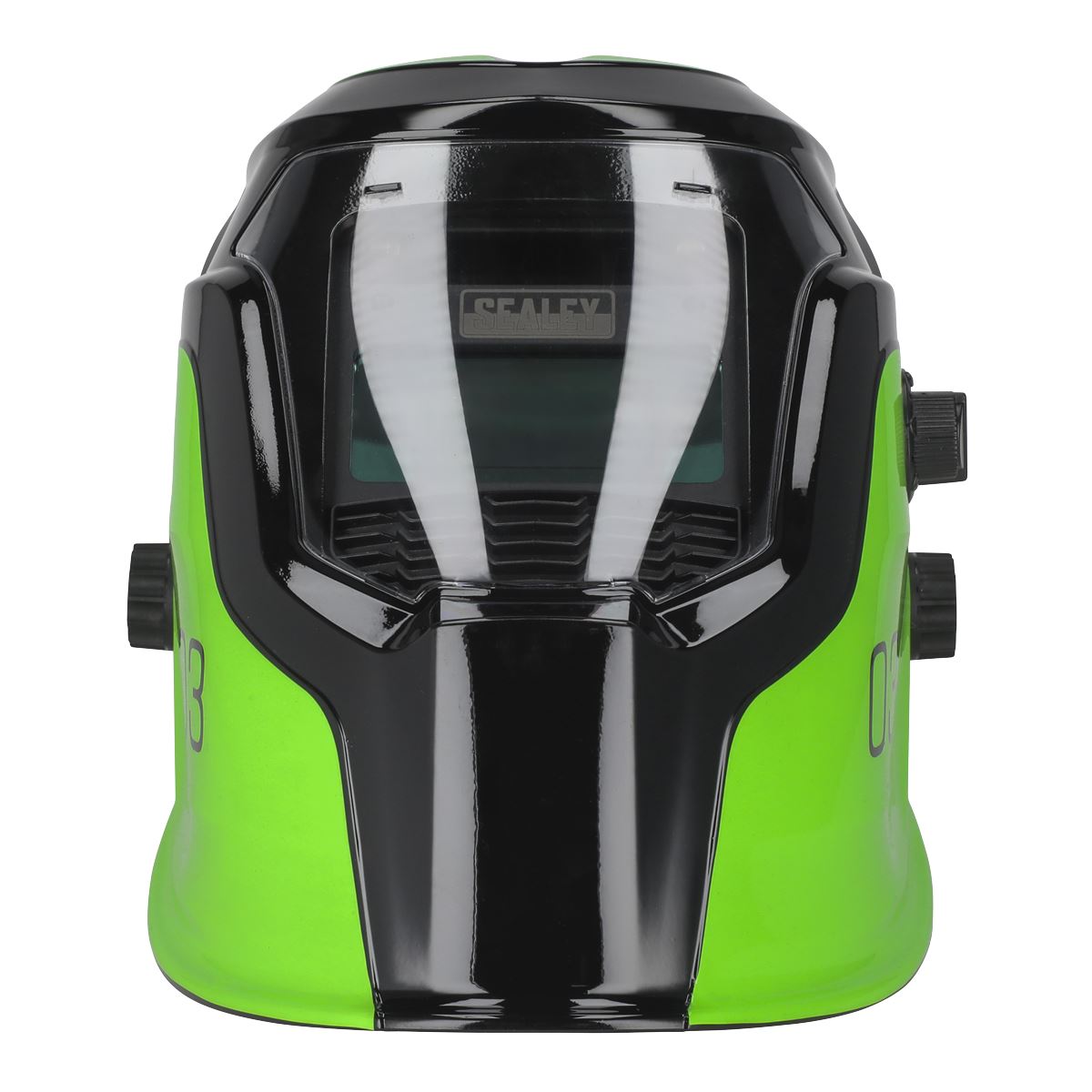Sealey Auto Darkening Welding Helmet - Shade 9-13 - Green PWH3