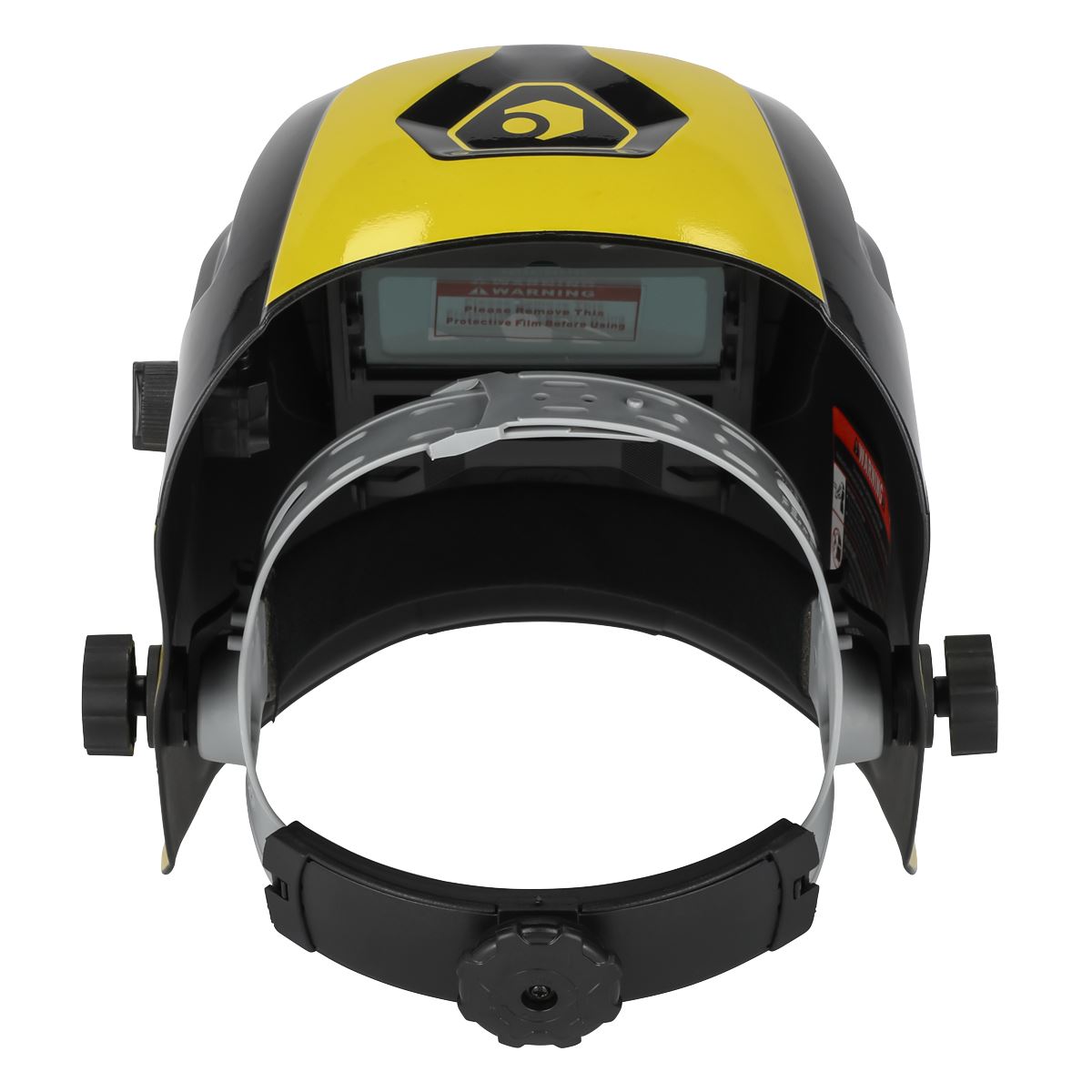 Sealey Auto Darkening Welding Helmet - Shade 9-13 - Yellow PWH4