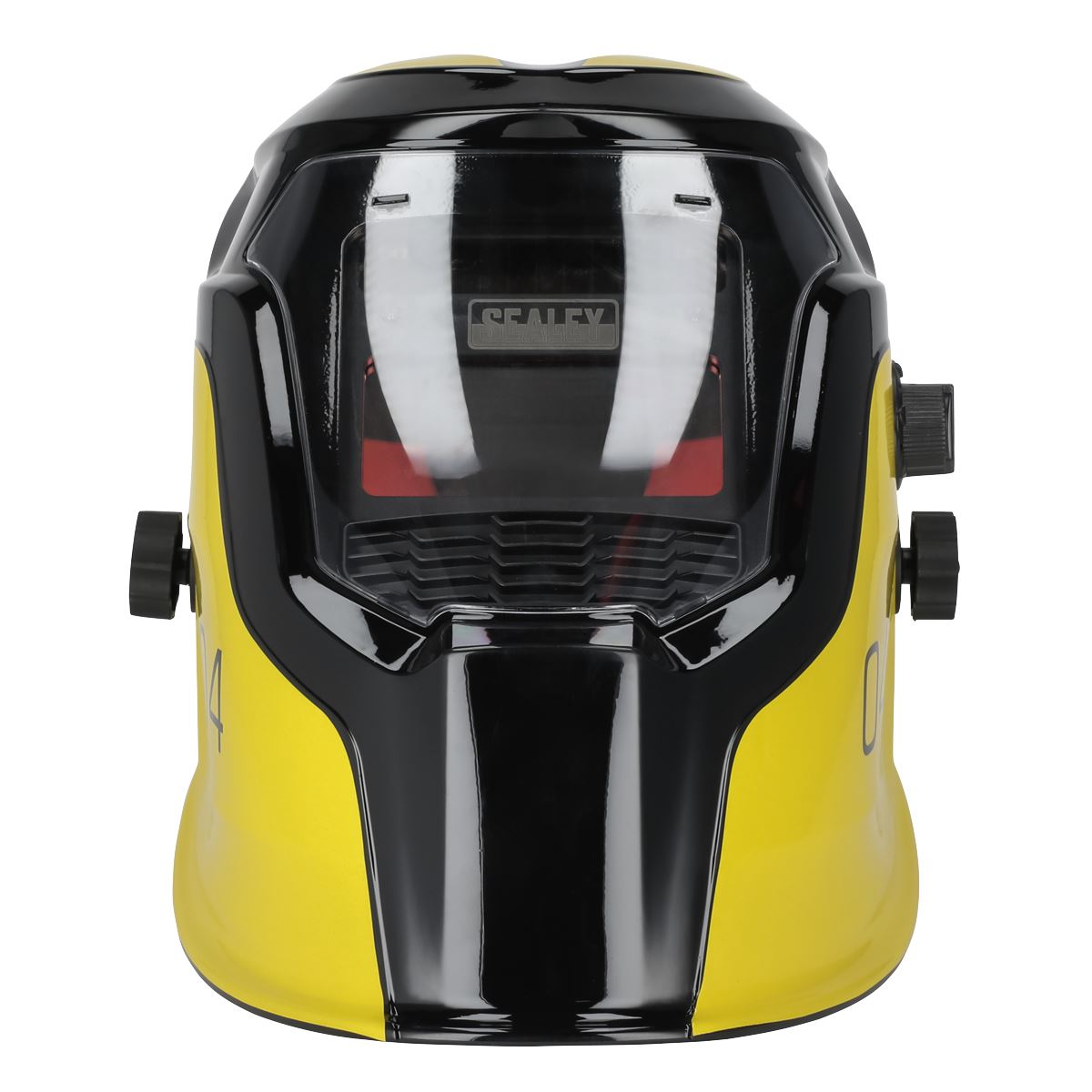 Sealey Auto Darkening Welding Helmet - Shade 9-13 - Yellow PWH4