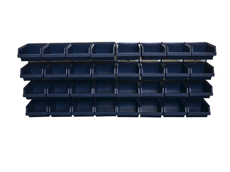 Raaco Bin Wall Panel with 32 Bins RAA139182