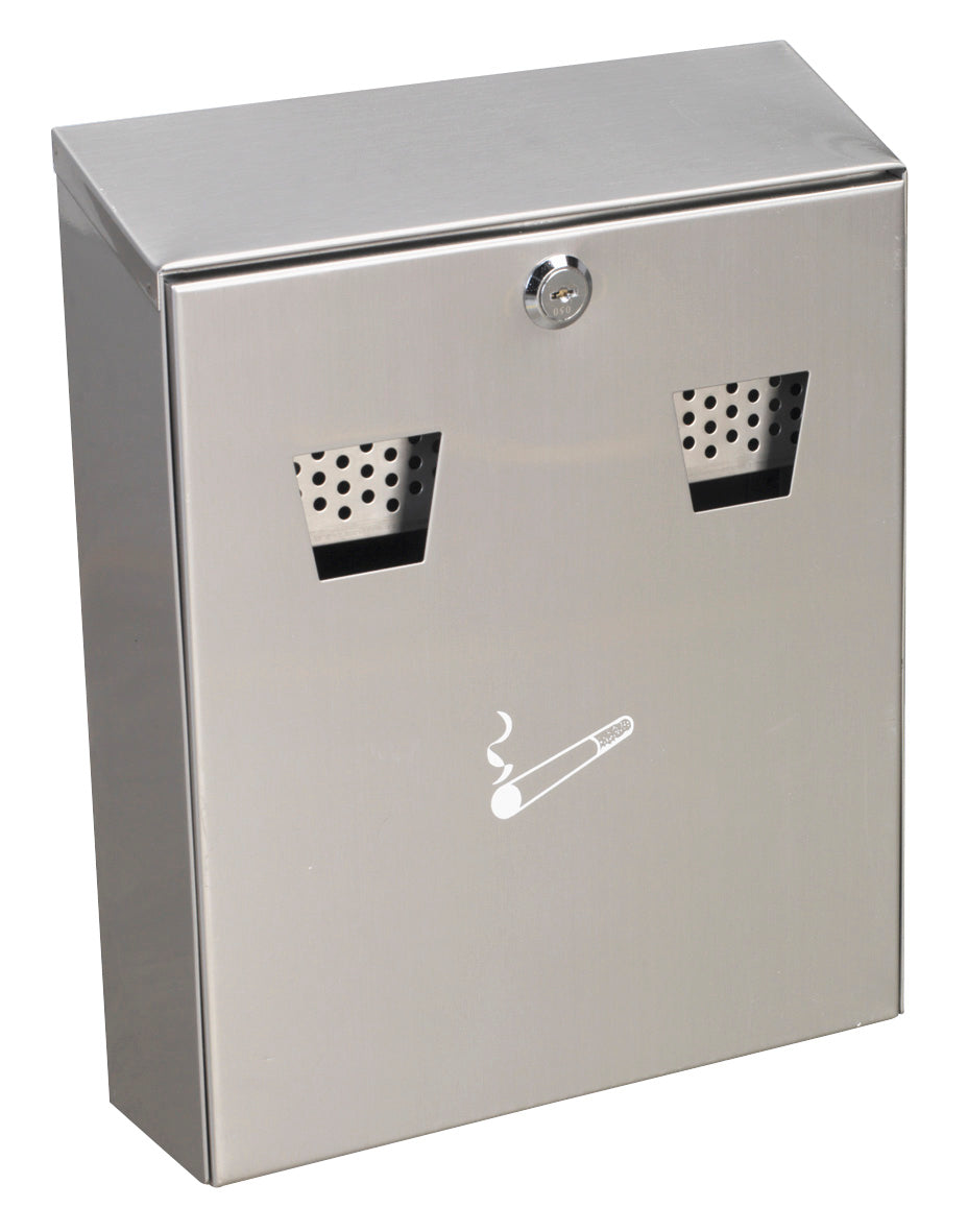 Sealey Cigarette Bin Wall-Mounting Stainless Steel RCB02