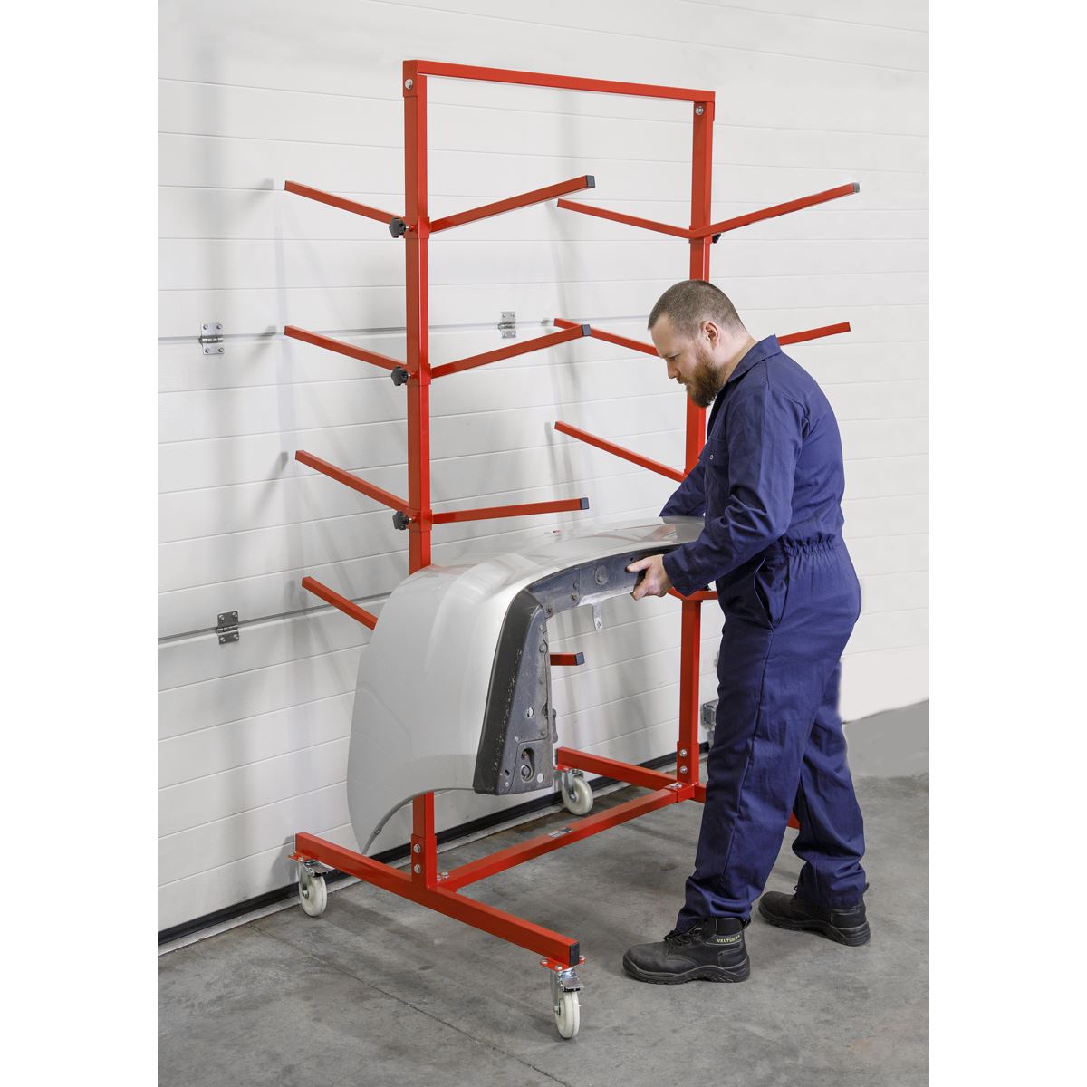 Sealey Bumper Rack Double-Sided 4-Level RE55