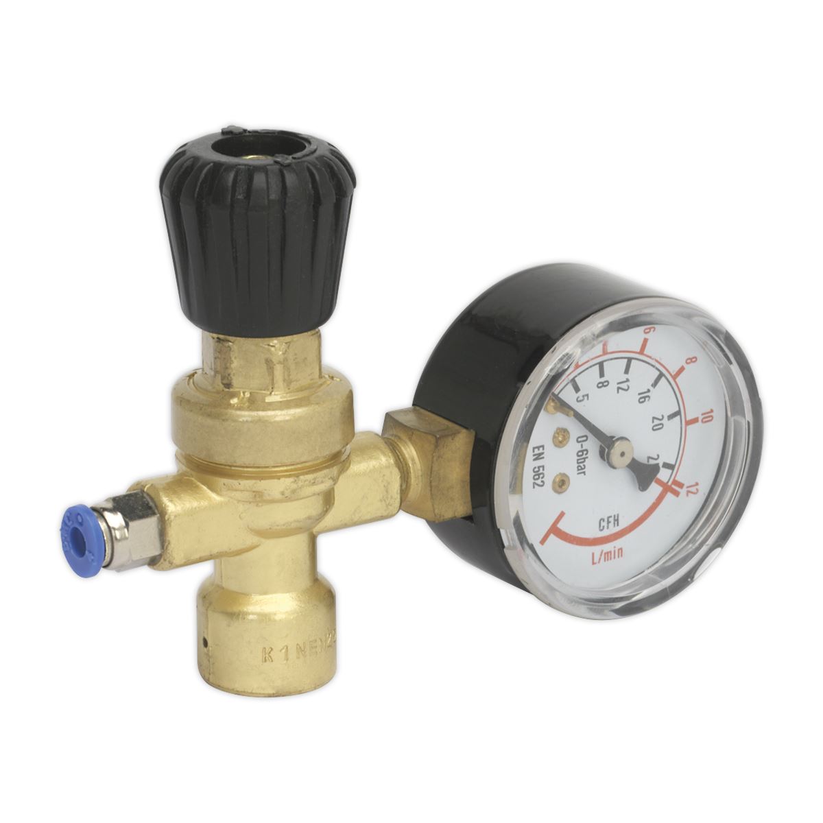 Sealey MIG Gas Regulator Disposable Cylinder 1-Gauge REG/MMG