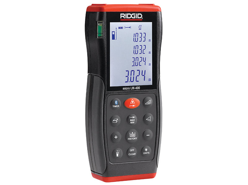 RIDGID 36813 Micro LM-400 Advanced Laser Distance Measure 70m RID36813