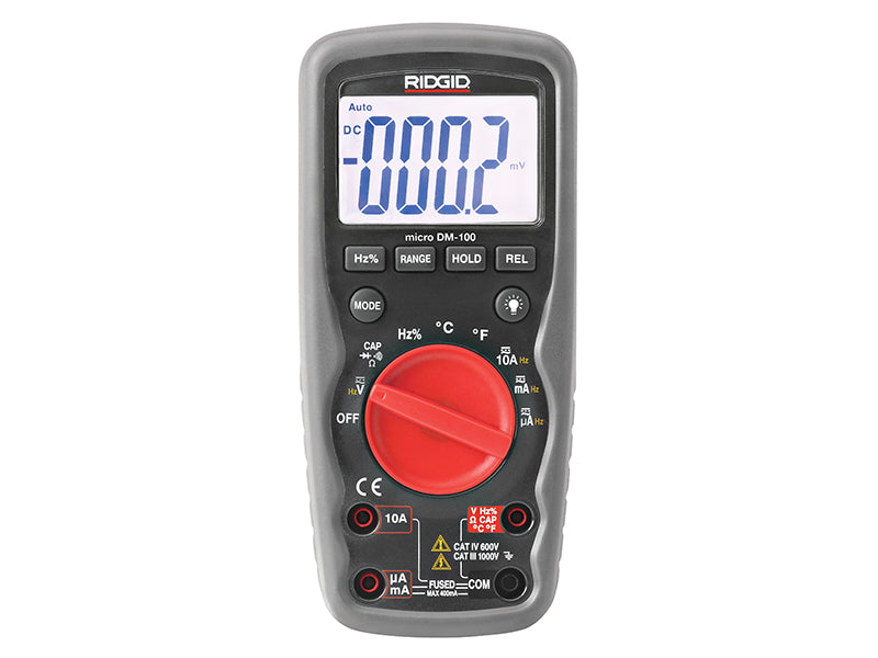 RIDGID DM-100 Micro Digital Multimeter 37423 RID37423