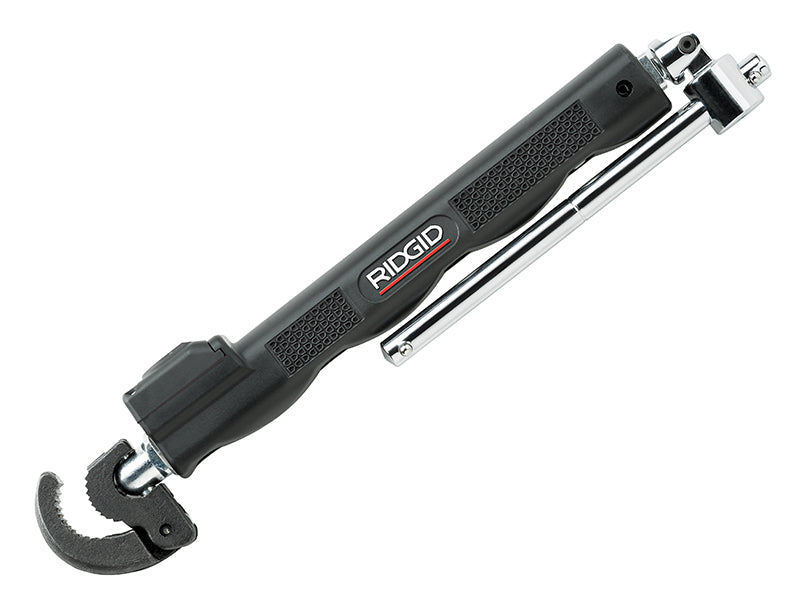RIDGID 2017 Telescopic Basin Wrench with Led Work Light 12-32mm Capacity RID46753