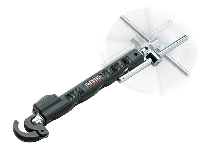 RIDGID 2017 Telescopic Basin Wrench with Led Work Light 12-32mm Capacity RID46753