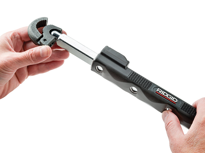 RIDGID 2017 Telescopic Basin Wrench with Led Work Light 12-32mm Capacity RID46753