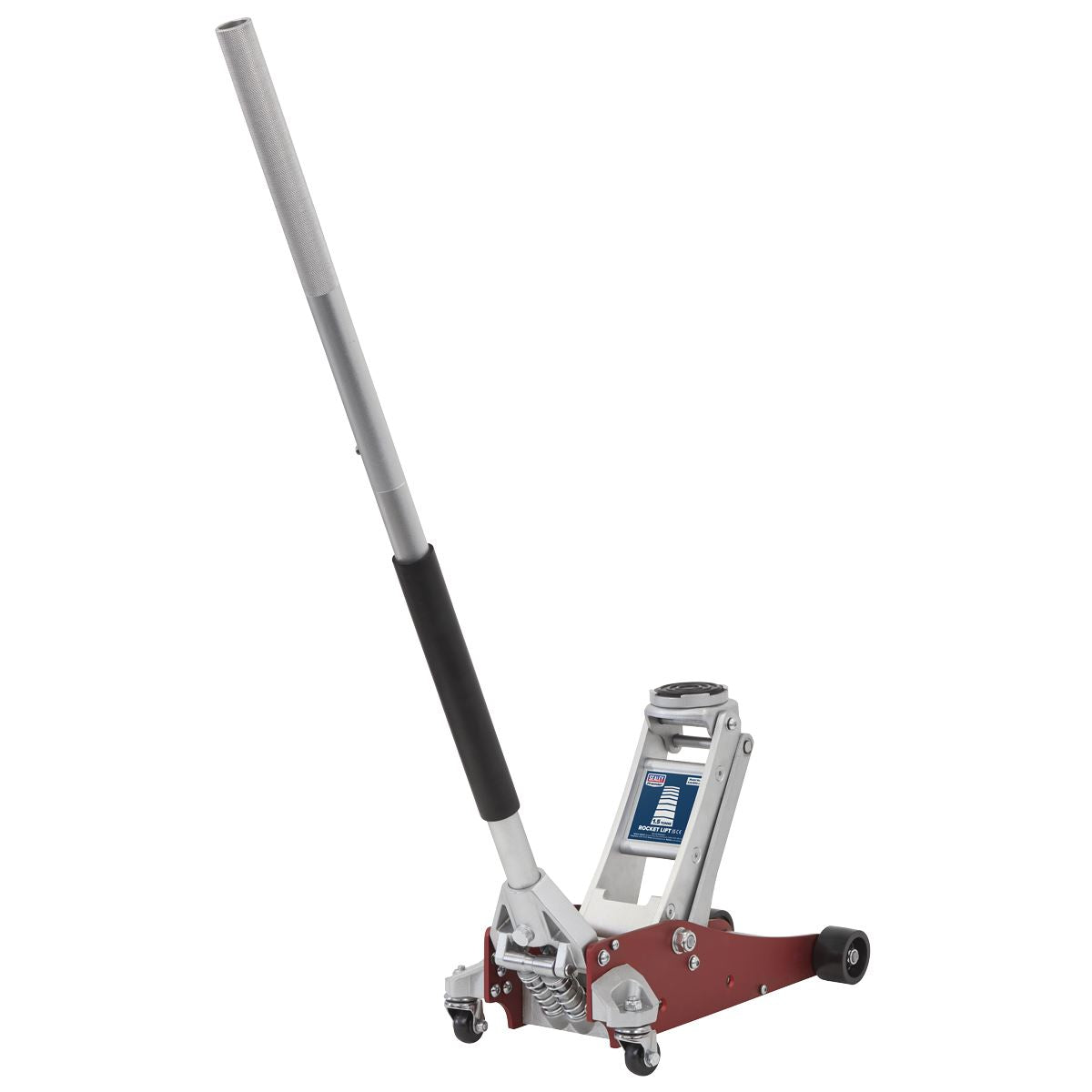 Sealey Trolley Jack 1.5 Tonne Low Profile Aluminium Rocket Lift RJA1550
