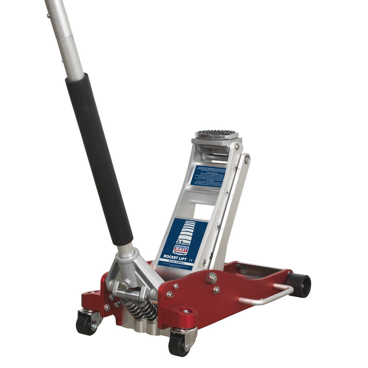Sealey Trolley Jack 2.5 Tonne Low Profile Aluminium Rocket Lift RJA2500