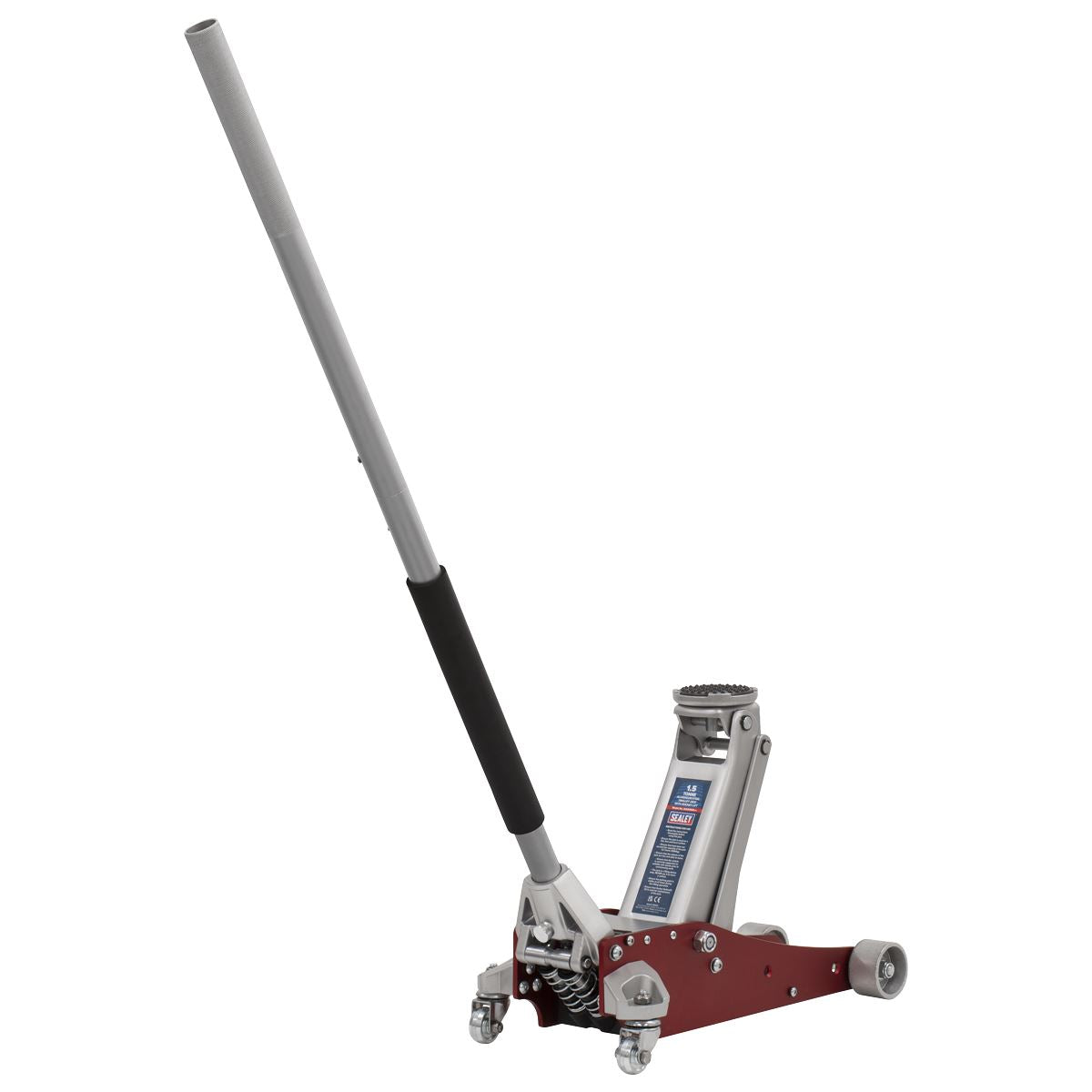 Sealey Trolley Jack 1.5 Tonne Aluminium/Steel Rocket Lift RJAS1500