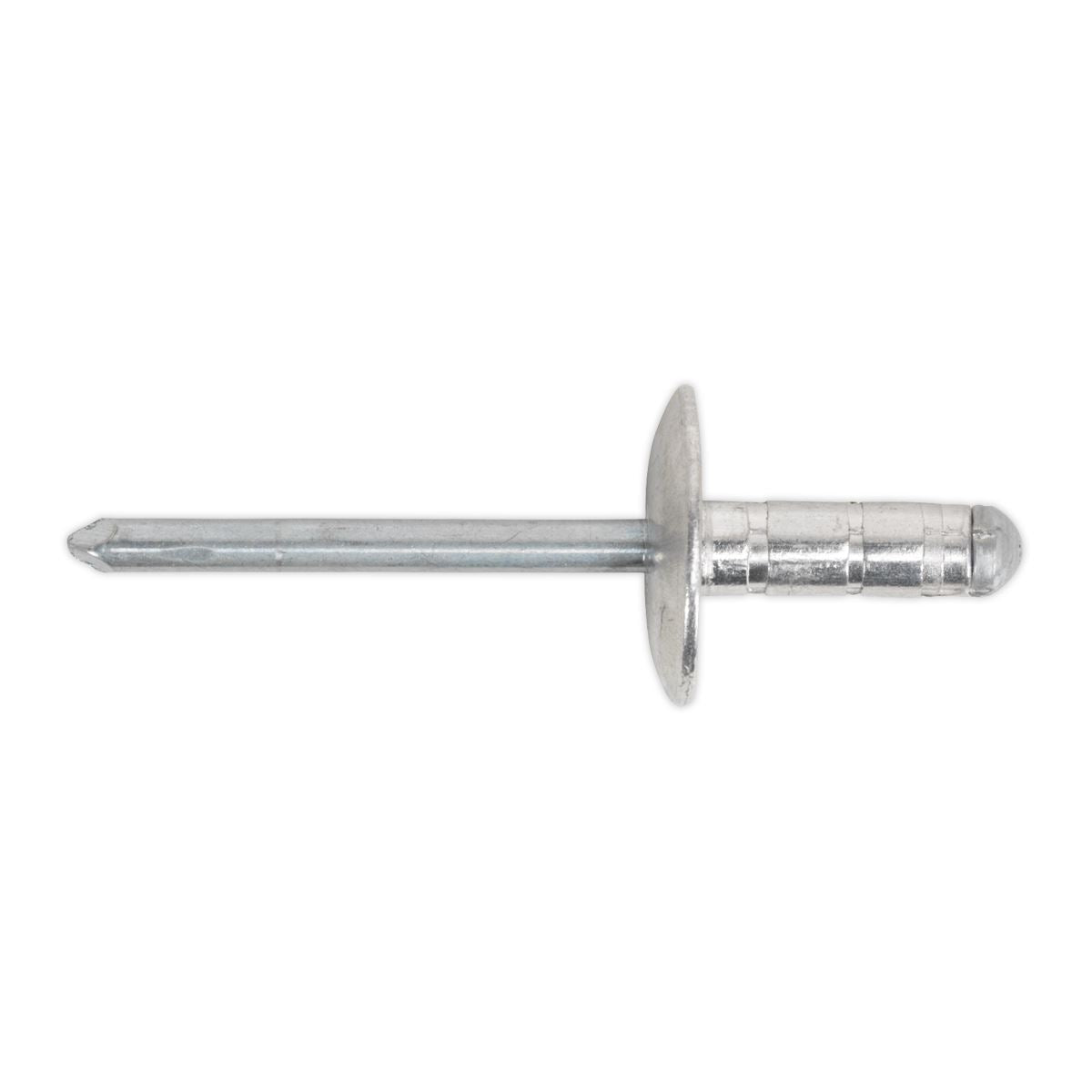 Sealey Aluminium Multi-Grip Rivet Large Flange �4.8 x 13mm Pack of 200 RM4813L