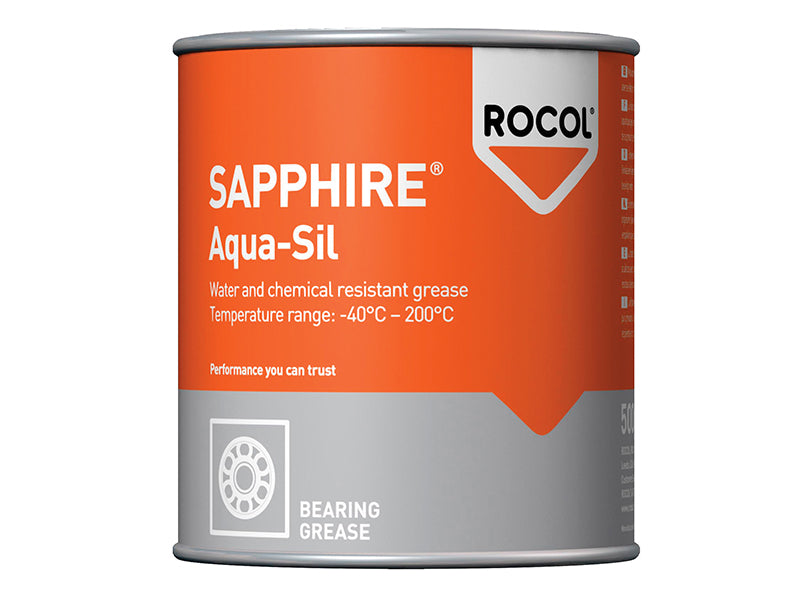 ROCOL SAPPHIRE® Aqua-Sil Bearing Grease Tin 500g ROC12253