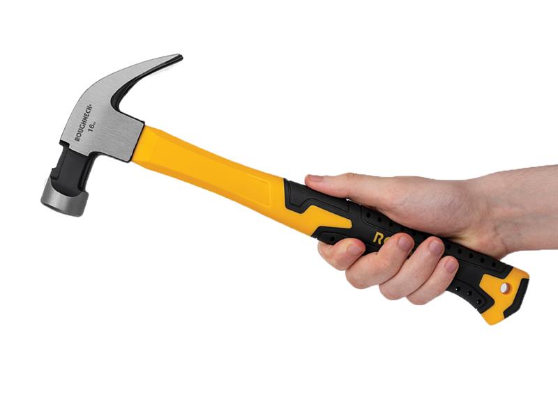 Roughneck Claw Hammer Fibreglass Shaft 454g (16oz) ROU11105