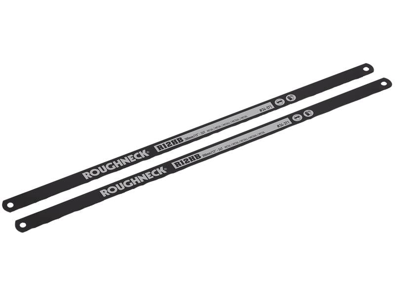 Roughneck R12HB Hacksaw Blades 300mm (12in) x 24 TPI Pack 2 ROU34371