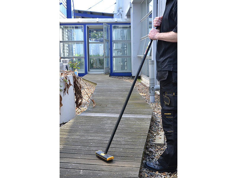 Roughneck Heavy-Duty Scrub Brush Soft Grip 200mm (8in) NO Handle ROU52060
