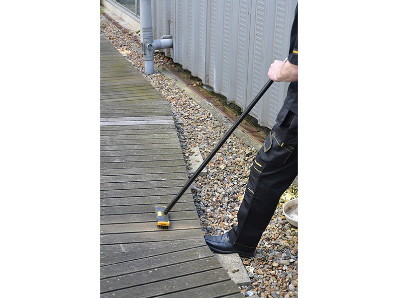 Roughneck Heavy-Duty Scrub Brush Soft Grip 200mm (8in) NO Handle ROU52060