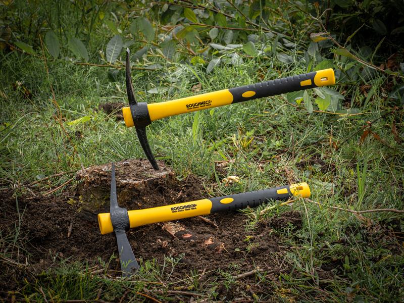 Roughneck Micro Pick Cutter Mattock Set 2 Piece Length 380mm ROU64015