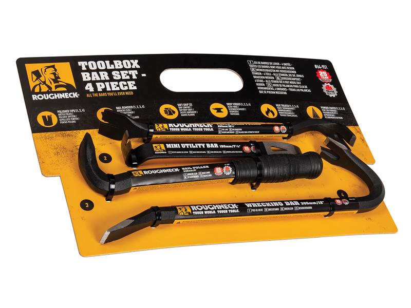 Roughneck Toolbox Bar Set, 4 Piece ROU64951