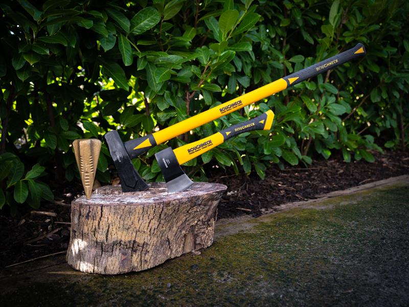 Roughneck Wood Cutting & Splitting Set 3 Piece Maul Axe And Wedge ROU65501