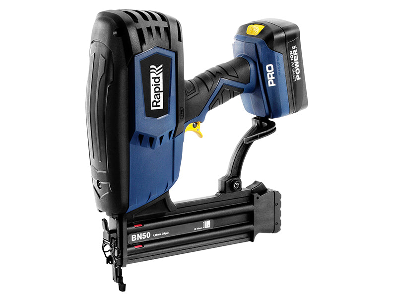 Rapid PRO BN50 Cordless Brad Nailer 18 Gauge 18V 2 x 2.0Ah Li-ion RPDBN50