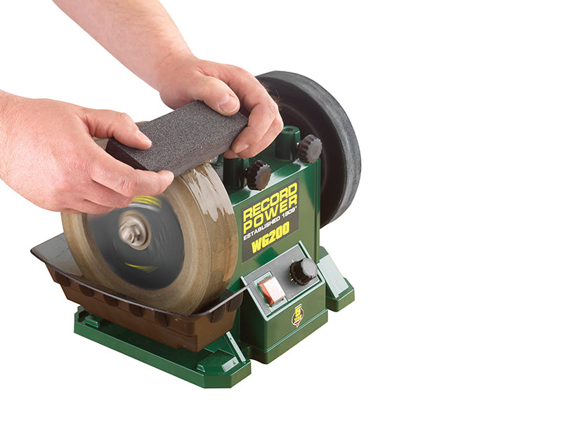 Record Power WG200 200mm (8in) Whetstone Grinder 160W 240V RPTWG200