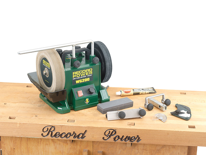 Record Power WG200 200mm (8in) Whetstone Grinder 160W 240V RPTWG200